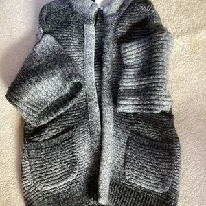3.1 Phillip Lim Alpaca Wool Blend Full Zipp Front Heavy Chunky Knit Sweater